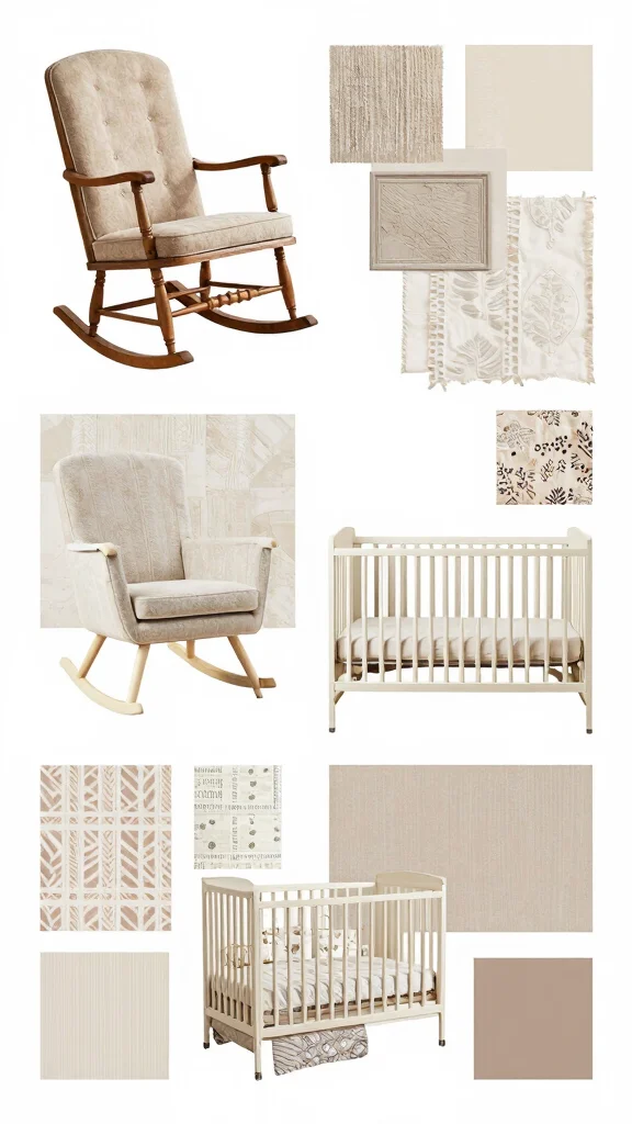 10 Nursery Vision Board Ideas for a Cohesive Styled Baby Room - 10. Combining Styles for a Unique Look 1
