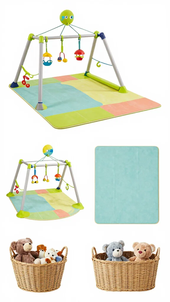 10 Nursery Vision Board Ideas for a Cohesive Styled Baby Room - 6. Interactive Play Areas 1