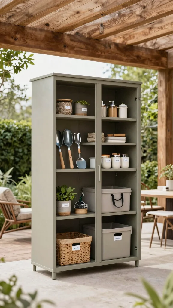 10 Under-Terrace Storage Room Ideas for a Hidden Space-Smart Solution - 1. Slimline Storage Cabinets 1