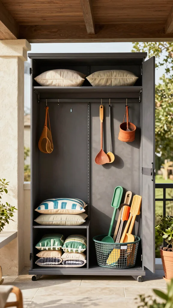 10 Under-Terrace Storage Room Ideas for a Hidden Space-Smart Solution - 9. Outdoor Closet Solutions 1
