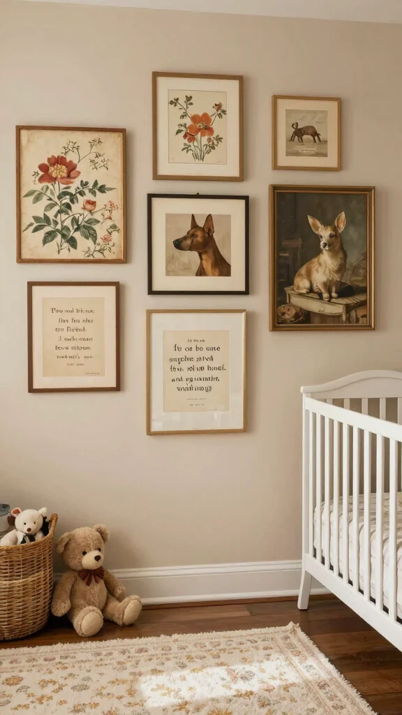 10 Vintage Gallery Wall Nursery Ideas for a Nostalgic Curated Display - Conclusion 1