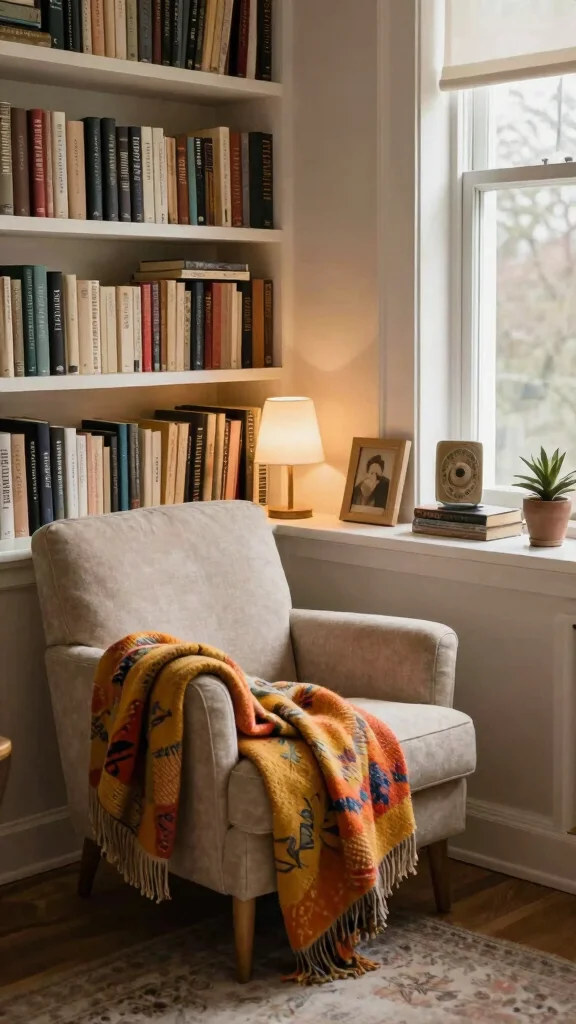 11 Basement Half-Wall Ledge Ideas for a Functional Styled Detail - 5. Cozy Reading Nook 1