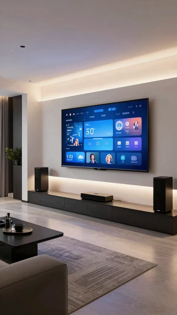 11 Basement Pool Table Room Ideas for a Stylish Social Game Space - 9. Smart Technology Integration 1