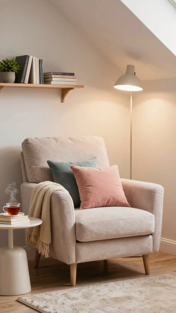 11 Budget Basement Ideas for a Beautiful Affordable Makeover - 1. Cozy Reading Nook 1