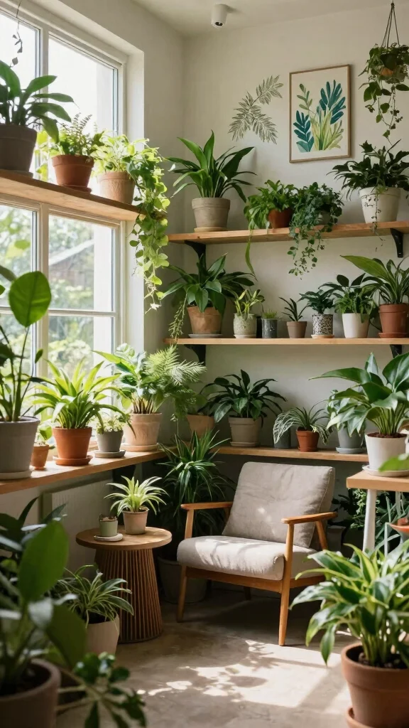 11 Budget Basement Ideas for a Beautiful Affordable Makeover - 10. Indoor Garden Space 1