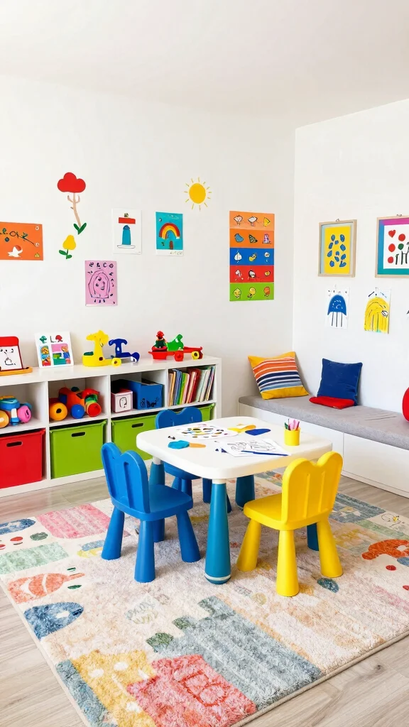 11 Budget Basement Ideas for a Beautiful Affordable Makeover - 6. Fun Kids' Play Area 1
