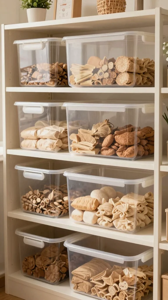 11 Japanese-Style Storage Room Ideas for a Serene Organized Space - 11. Seasonal Rotation Storage 1