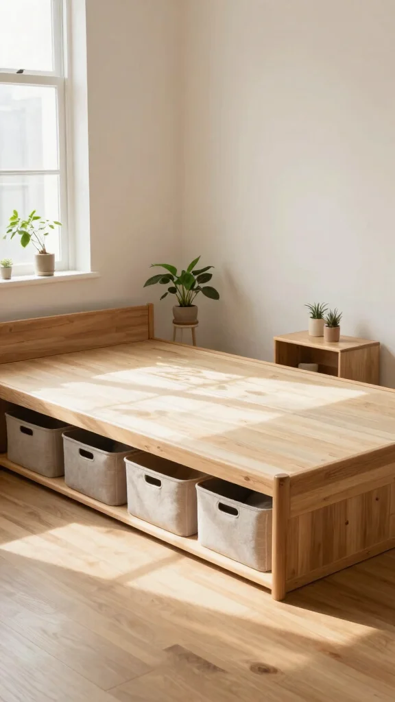 11 Japanese-Style Storage Room Ideas for a Serene Organized Space - 5. Under-Bed Storage Solutions 1