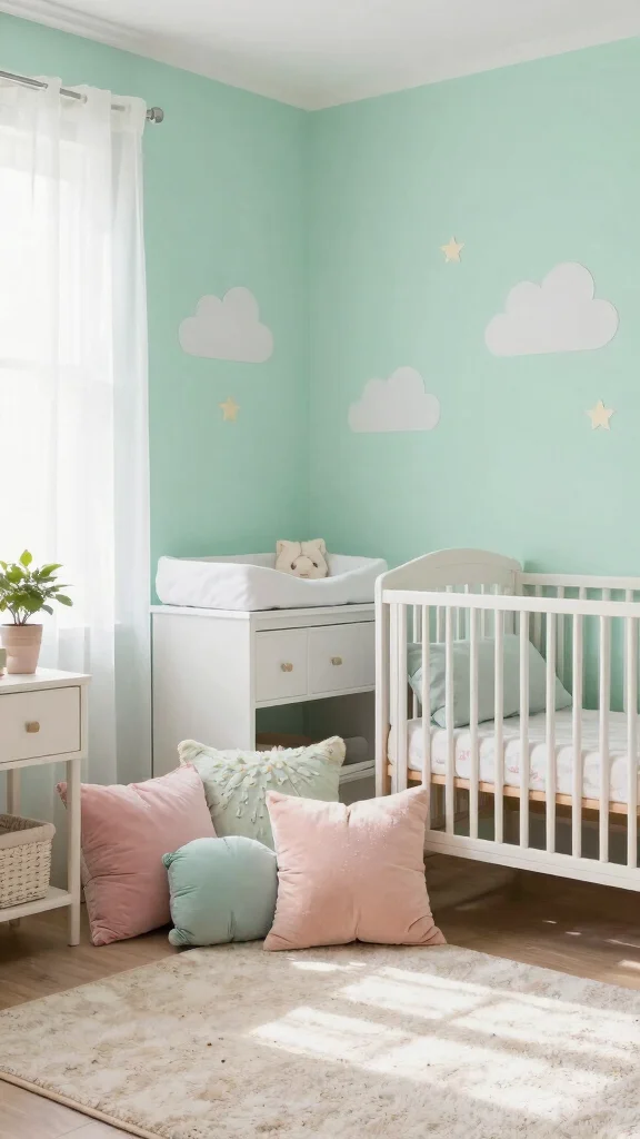 11 Nursery Mood Board Ideas for Planning a Beautiful Baby Room - 1. Soft Pastel Wonderland 1