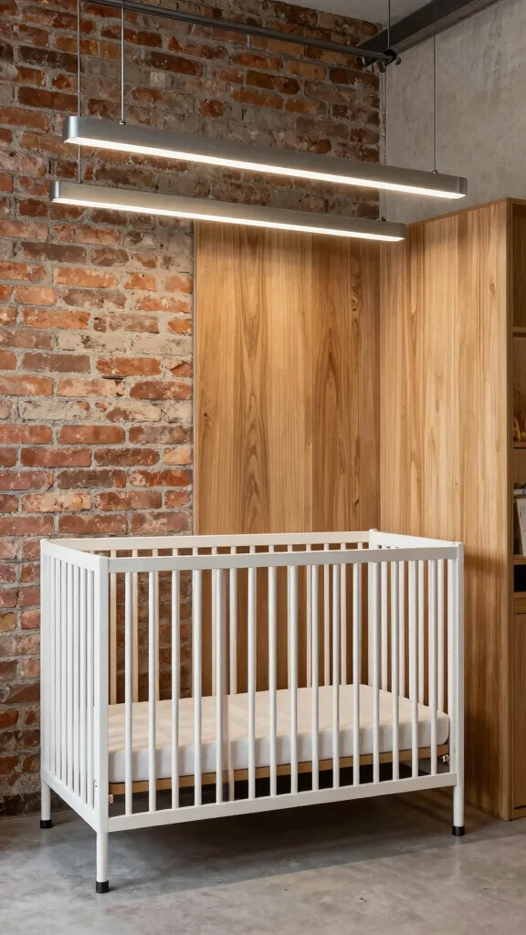 11 Nursery Mood Board Ideas for Planning a Beautiful Baby Room - 10. Modern Industrial 1