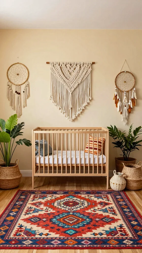 11 Nursery Mood Board Ideas for Planning a Beautiful Baby Room - 5. Bohemian Chic Retreat 1