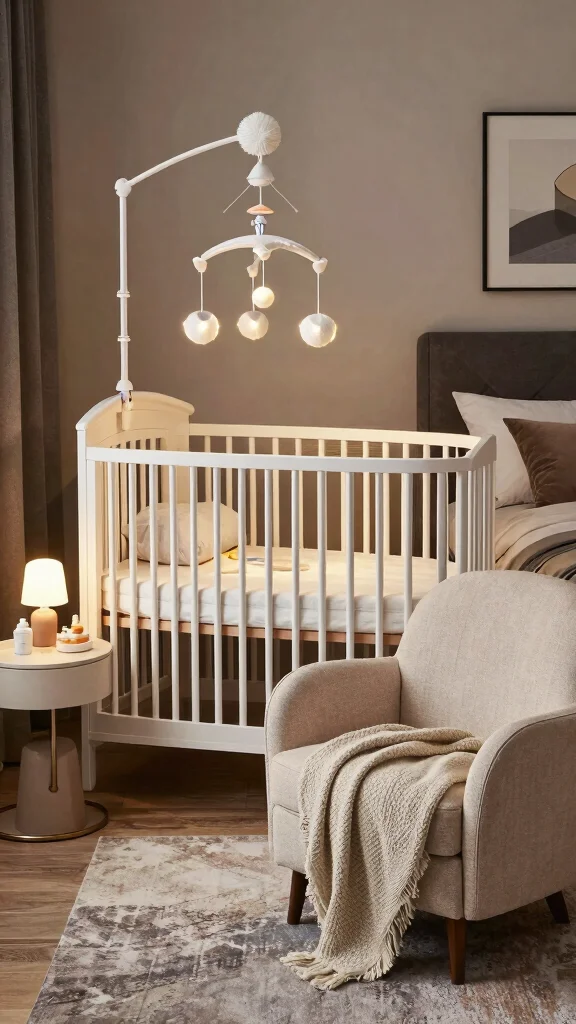11 Nursery Nook in Bedroom Ideas for a Cozy Compact Baby Corner - 1. Crib and Glider Combo 1