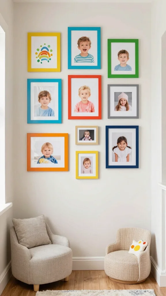 11 Nursery Nook in Bedroom Ideas for a Cozy Compact Baby Corner - 6. Wall Art Gallery 1