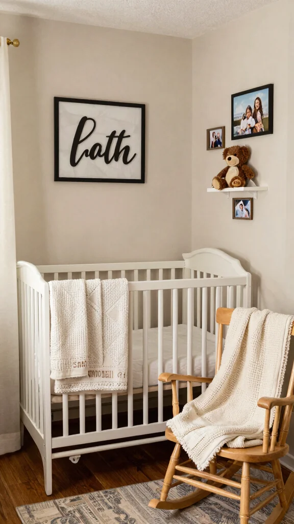 11 Nursery Nook in Bedroom Ideas for a Cozy Compact Baby Corner - 8. Personal Touches 1
