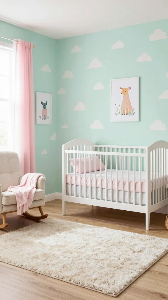 11 Nursery Room Inspiration Ideas for a Dreamy Styled Baby Space - 1. Pastel Dreamland 1