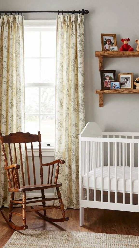11 Nursery Room Inspiration Ideas for a Dreamy Styled Baby Space - 6. Vintage Finds 1