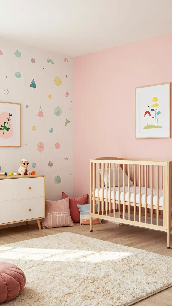 11 Nursery With Guest Bed Ideas for a Functional Welcoming Dual Room - 11. Smart Use of Color 1