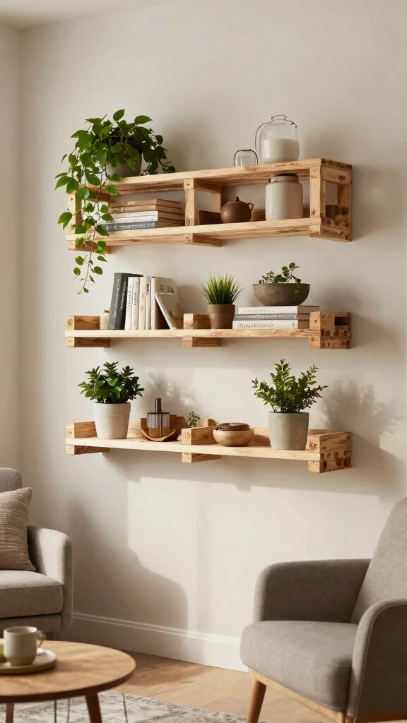 11 Storage Room Rack Ideas for a Heavy-Duty Organized Space - 10. DIY Pallet Shelves 1