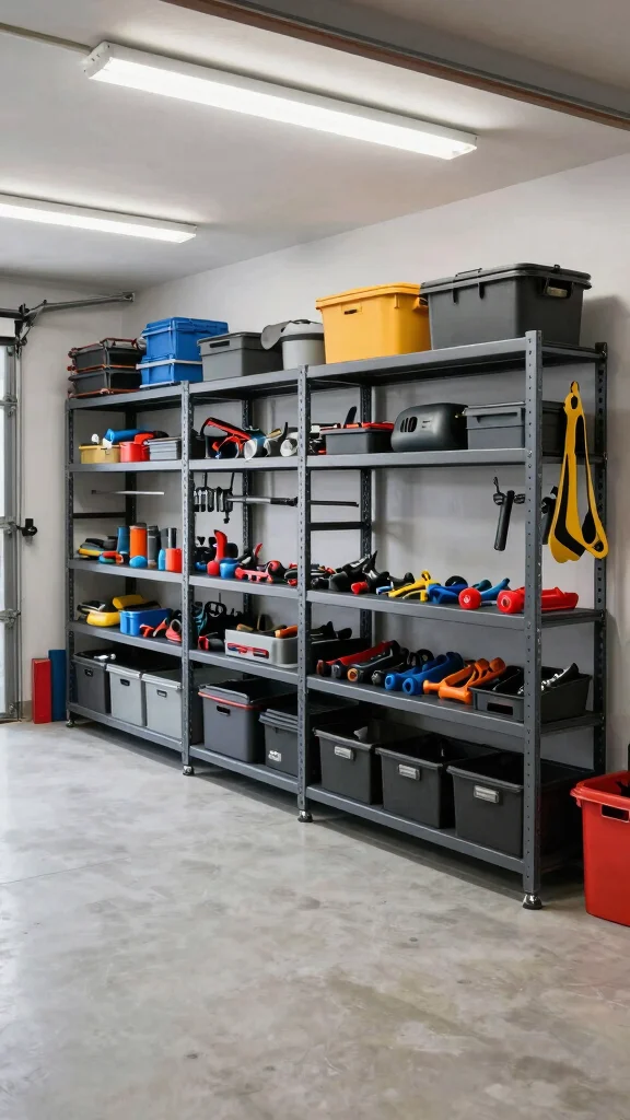 11 Storage Room Rack Ideas for a Heavy-Duty Organized Space - 11. Garage Storage Racks 1
