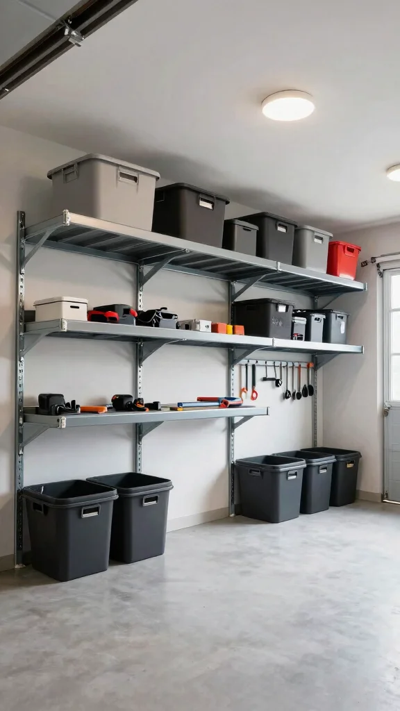 11 Storage Room Rack Ideas for a Heavy-Duty Organized Space - 8. Overhead Storage Solutions 1