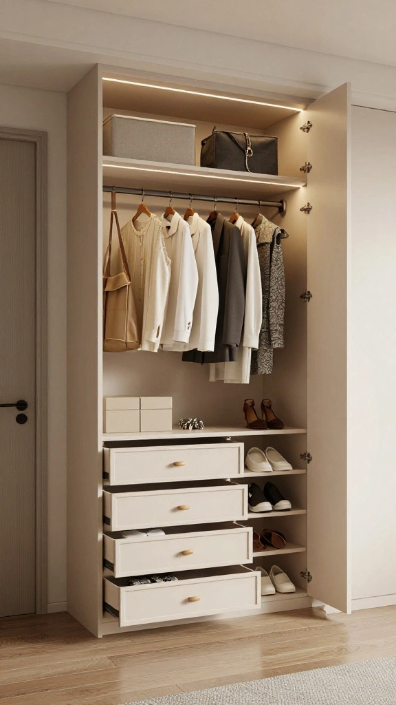 11 Storage Room Rack Ideas for a Heavy-Duty Organized Space - 9. Built-in Closet Systems 1