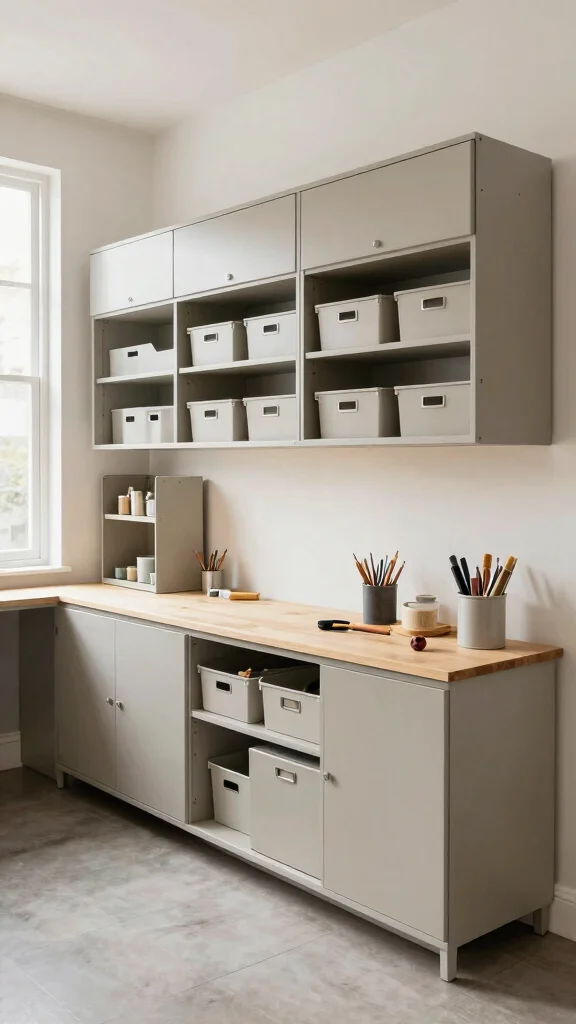 11 Storage Room With Cabinets Ideas for a Polished Organized Interior - 5. Modular Cabinet Systems for Flexibility 1