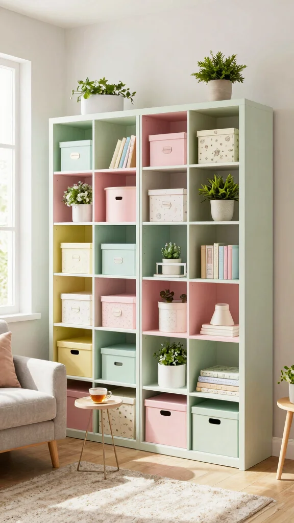11 Storage Room With Shelves Ideas for a Tidy Accessible Display - 3. Cube Shelving for Versatile Organization 1