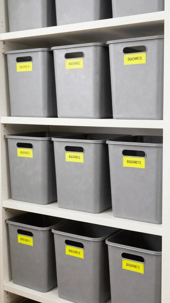 11 Windowless Storage Room Ideas for a Well-Lit Organized Space - 10. Use Labels for Quick Identification 1