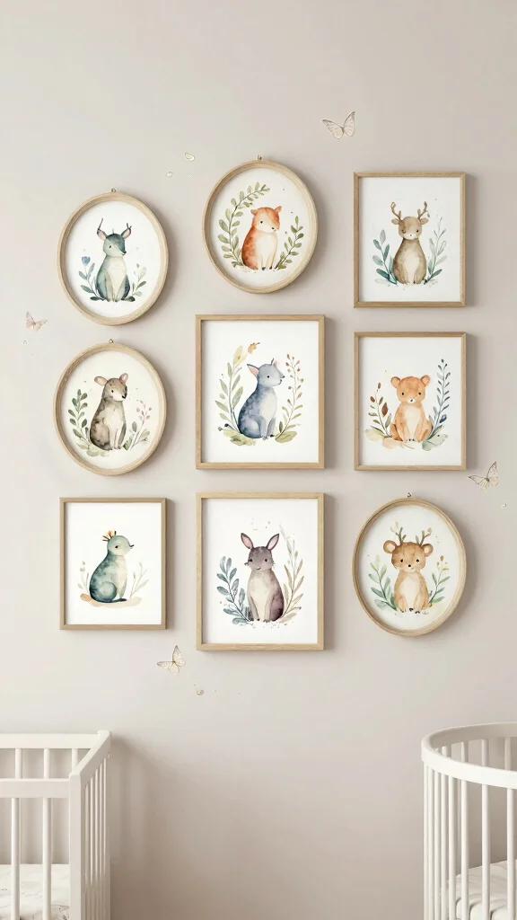 11 Woodland Fairy Nursery Ideas for a Magical Enchanted Baby Room - 1. Nature-Inspired Wall Art 1