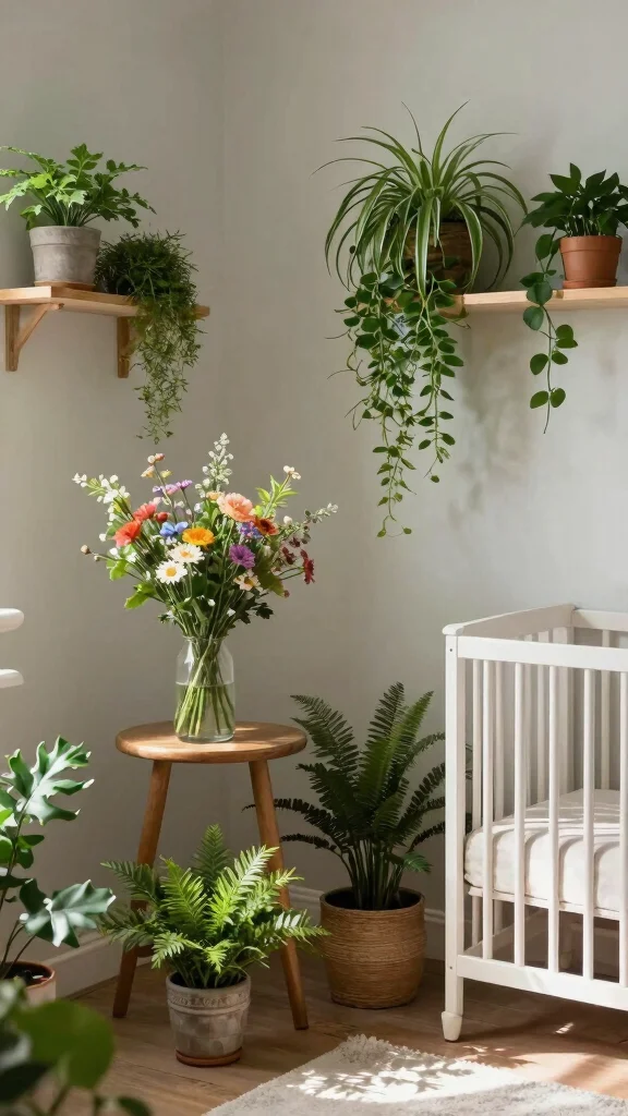 11 Woodland Fairy Nursery Ideas for a Magical Enchanted Baby Room - 8. Earthy Greenery 1
