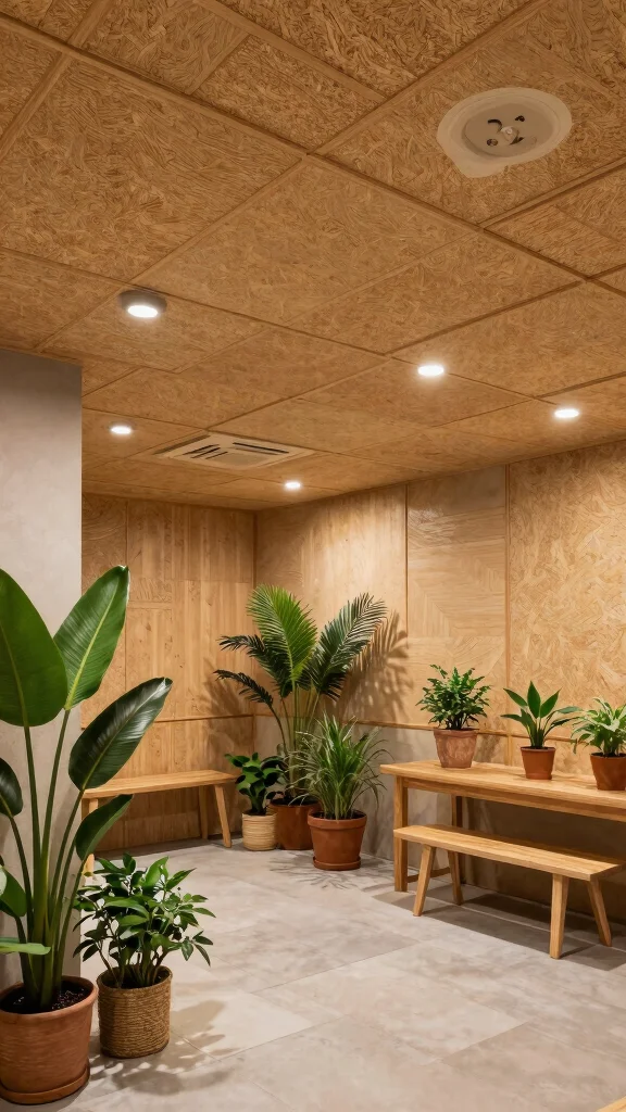 12 Basement Drop Ceiling Ideas for a Clean Affordable Finish - 10. Eco-Friendly Ceiling Options 1