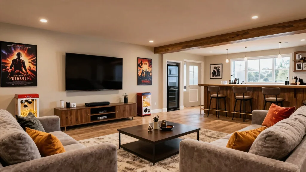 12 Basement Entertainment Room Ideas for a Fun Stylish Social Space