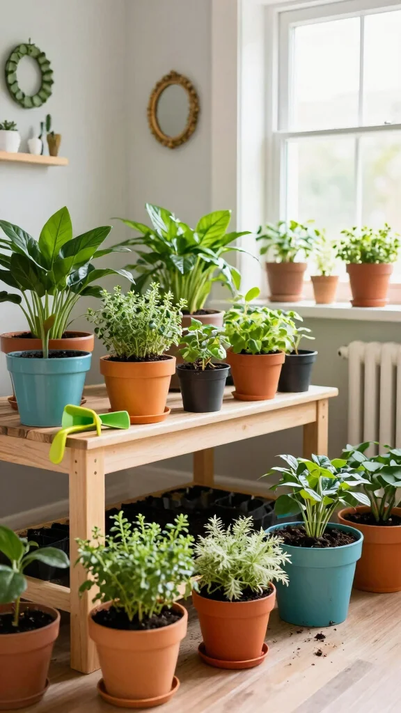 12 Basement Kids Play Area Ideas for a Fun Safe Organized Space - 10. Indoor Gardening Space 1