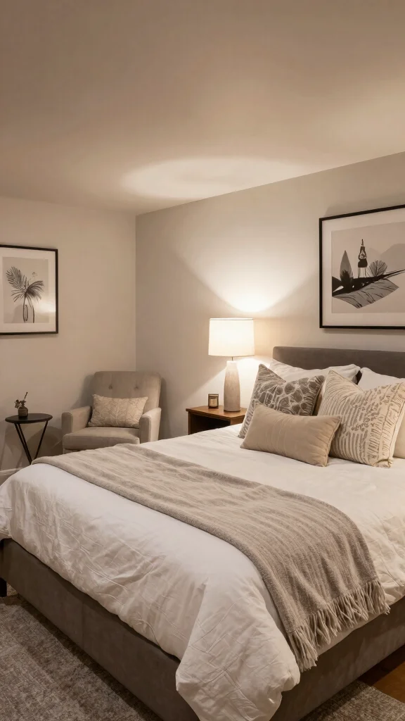 12 Basement Layout Floor Plan Ideas for a Functional Well-Designed Space - 3. Stylish Guest Suite 1