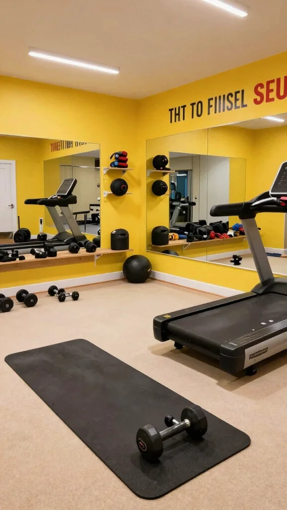 12 Basement Layout Floor Plan Ideas for a Functional Well-Designed Space - 6. Home Gym Oasis 1