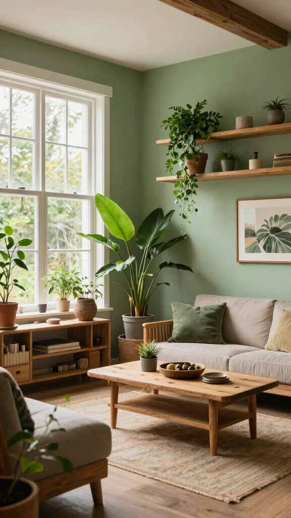 12 Basement Living Room Ideas for a Cozy Stylish Lower Level - 11. Outdoor-Inspired Retreat 1