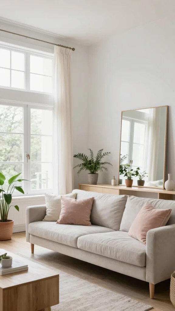 12 Basement Living Room Ideas for a Cozy Stylish Lower Level - 6. Bright and Airy 1