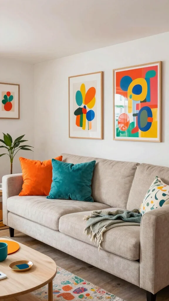 12 Basement Remodel Ideas on a Budget for a Beautiful Transformation - 5. Bright Accent Colors 1