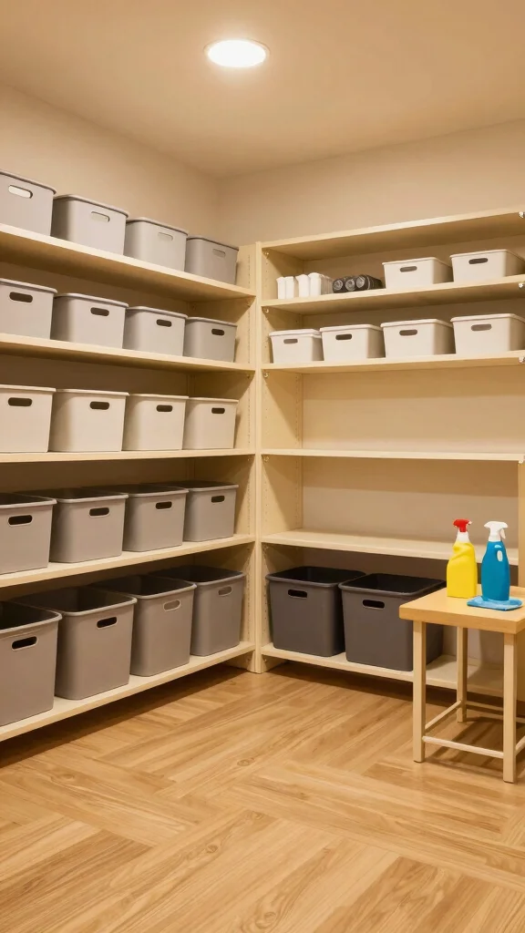 12 Basement Storage Room Organization Ideas for a Tidy Efficient Space - 11. Clean Regularly 1