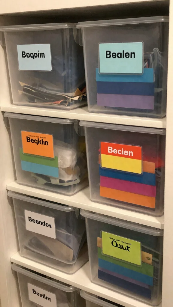 12 Basement Storage Room Organization Ideas for a Tidy Efficient Space - 9. Labeling System 1