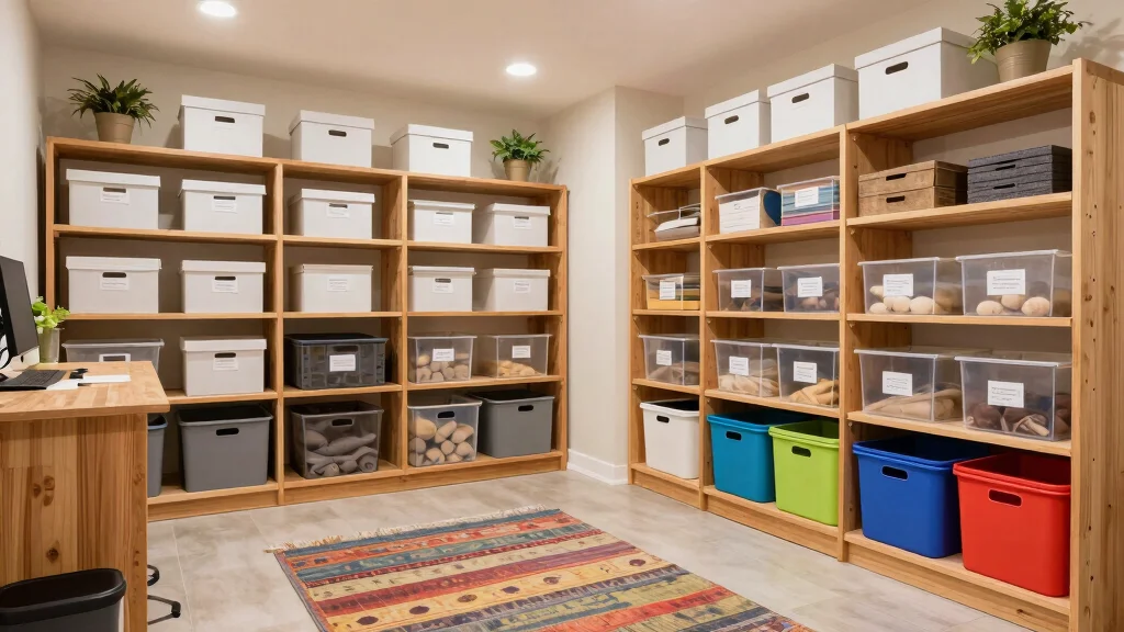 12 Basement Storage Room Organization Ideas for a Tidy Efficient Space