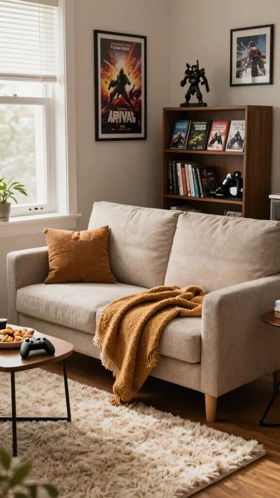 12 Basement Video Game Room Ideas for the Ultimate Gaming Setup - 5. Cozy Gaming Nooks 1