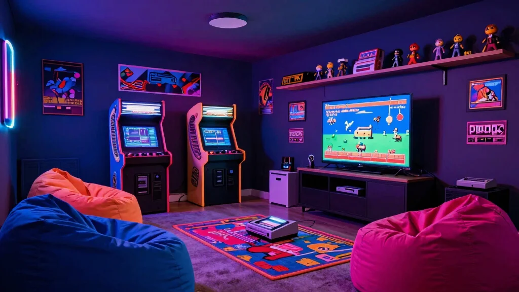 12 Basement Video Game Room Ideas for the Ultimate Gaming Setup
