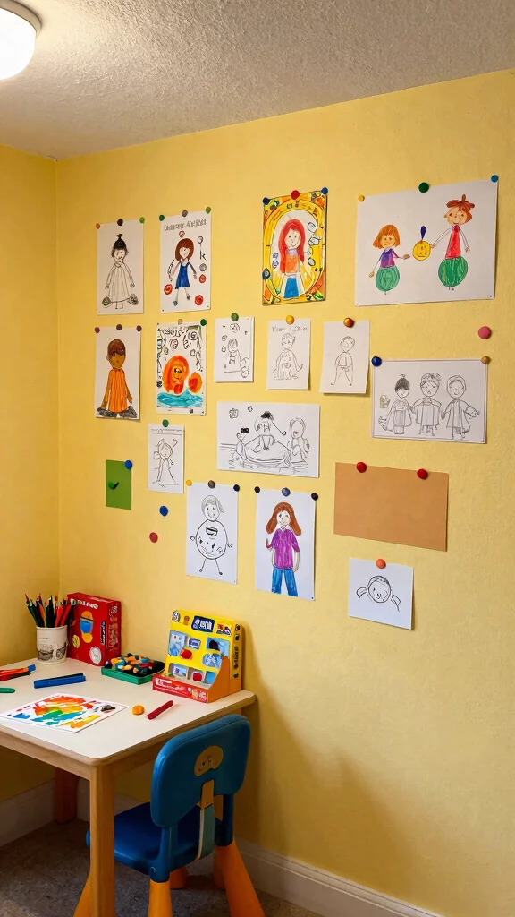 12 Basement Wall Ideas Without Drywall for a Budget-Friendly Finish - 9. Magnetic Paint for Versatility 1