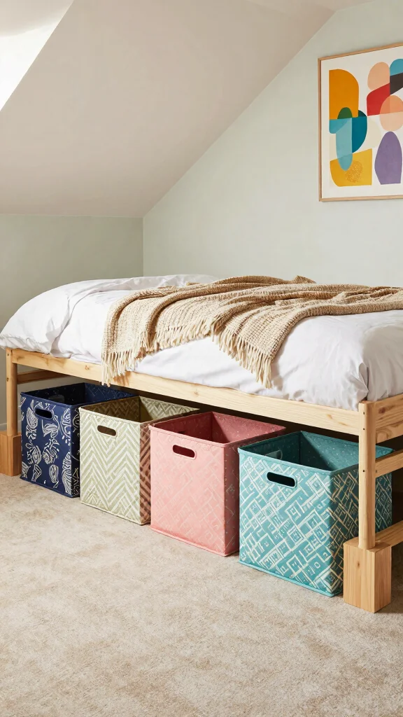 12 Budget Basement Bedroom Ideas That Look Polished Without the Cost - 2. Utilize Under-Bed Storage 1