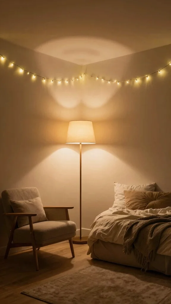 12 Budget Basement Bedroom Ideas That Look Polished Without the Cost - 3. Brighten Up with Ambient Lighting 1