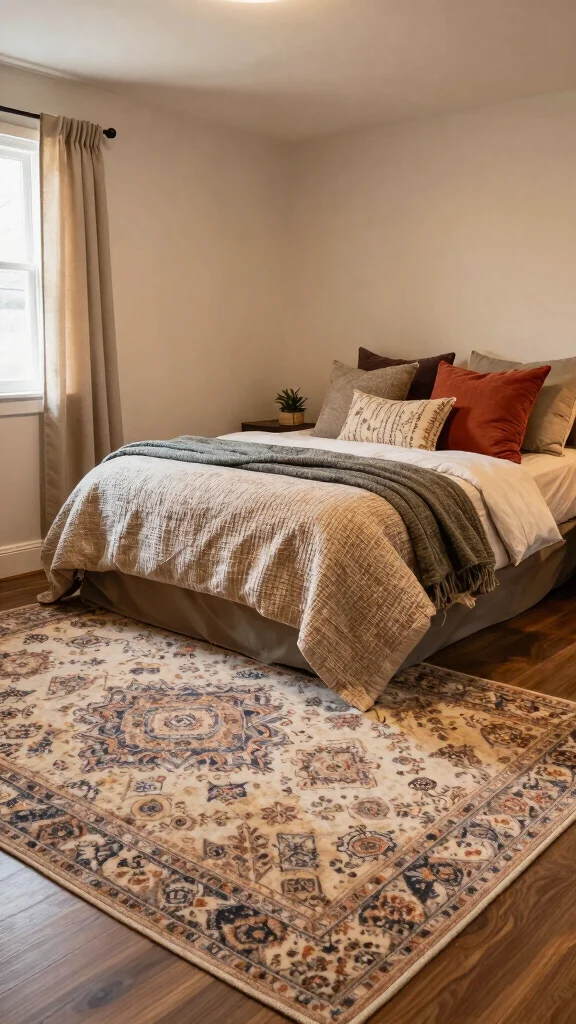 12 Budget Basement Bedroom Ideas That Look Polished Without the Cost - 7. Invest in Textiles 1