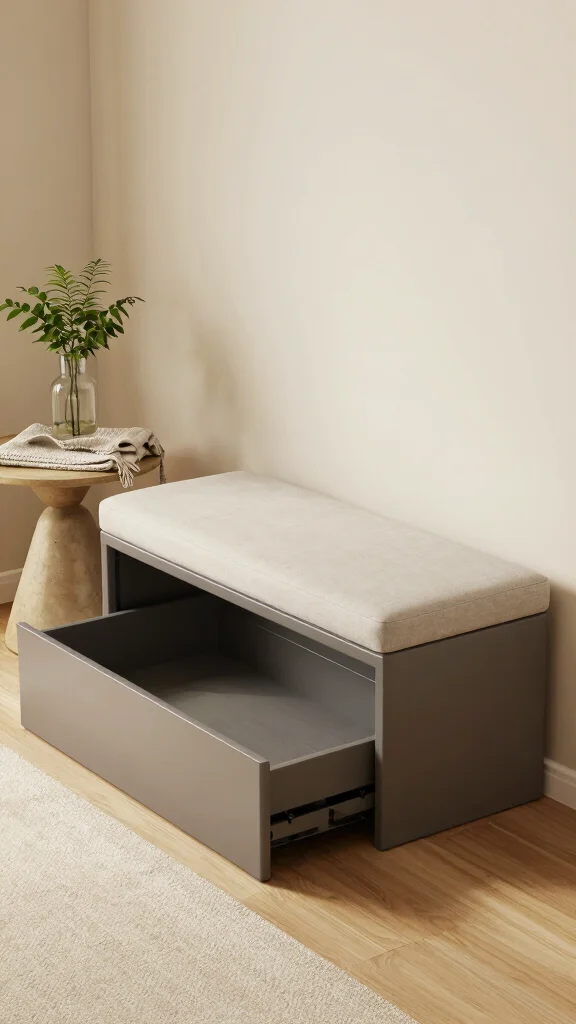 12 Built-In Storage Room Cabinet Ideas for a Seamless Functional Space - 6. Multi-Functional Furniture 1