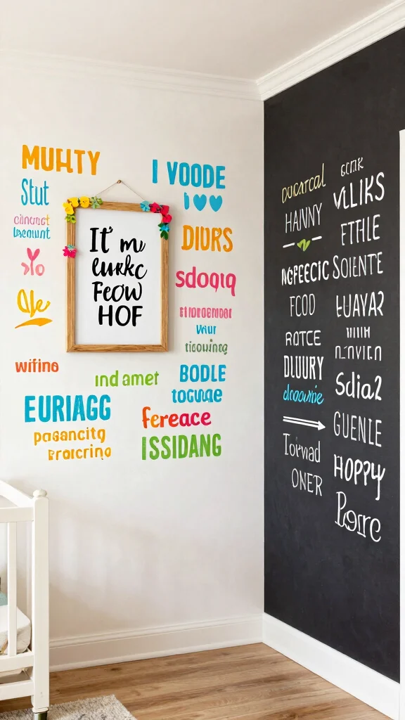 12 Colorful Nursery Ideas for a Fun Vibrant Joyful Baby Room - 12. Inspirational Quotes 1