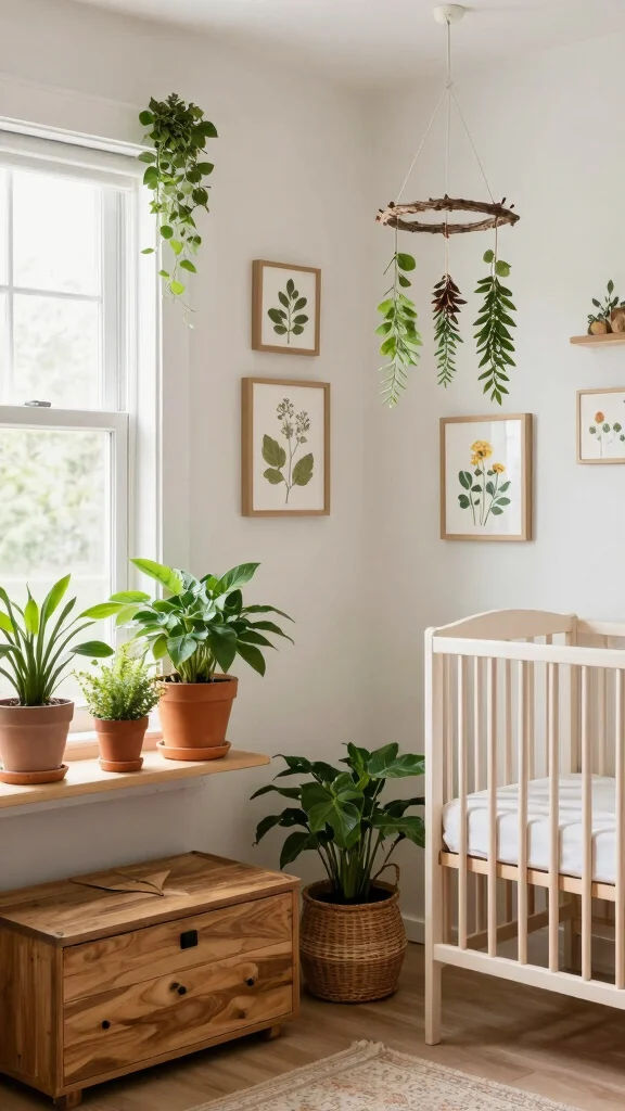 12 Nursery Ideas on a Budget That Look Beautiful Without the Price Tag - 6. Nature-Inspired Decor 1